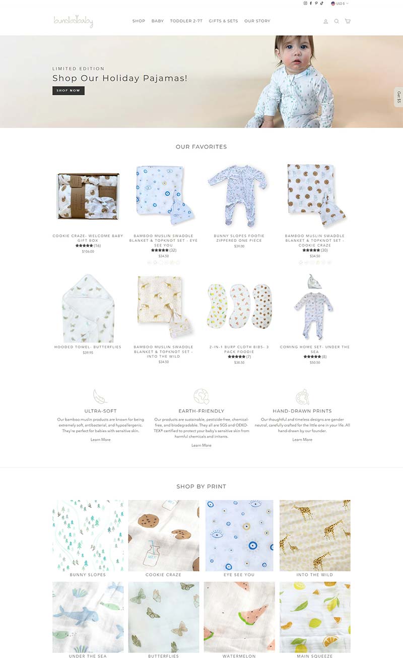 Bundled Baby 美国品质婴儿用品购物网站