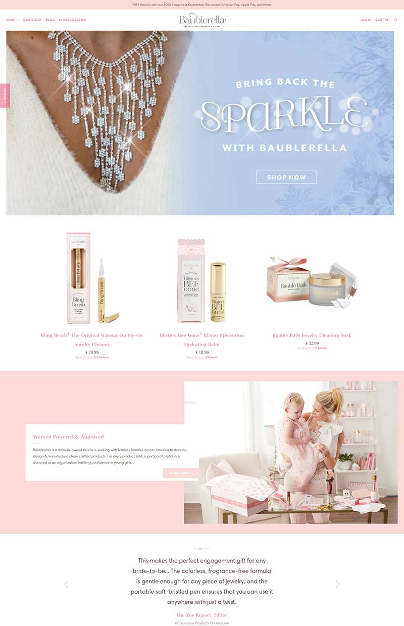 Baublerella 美国珠宝清洁产品购物网站