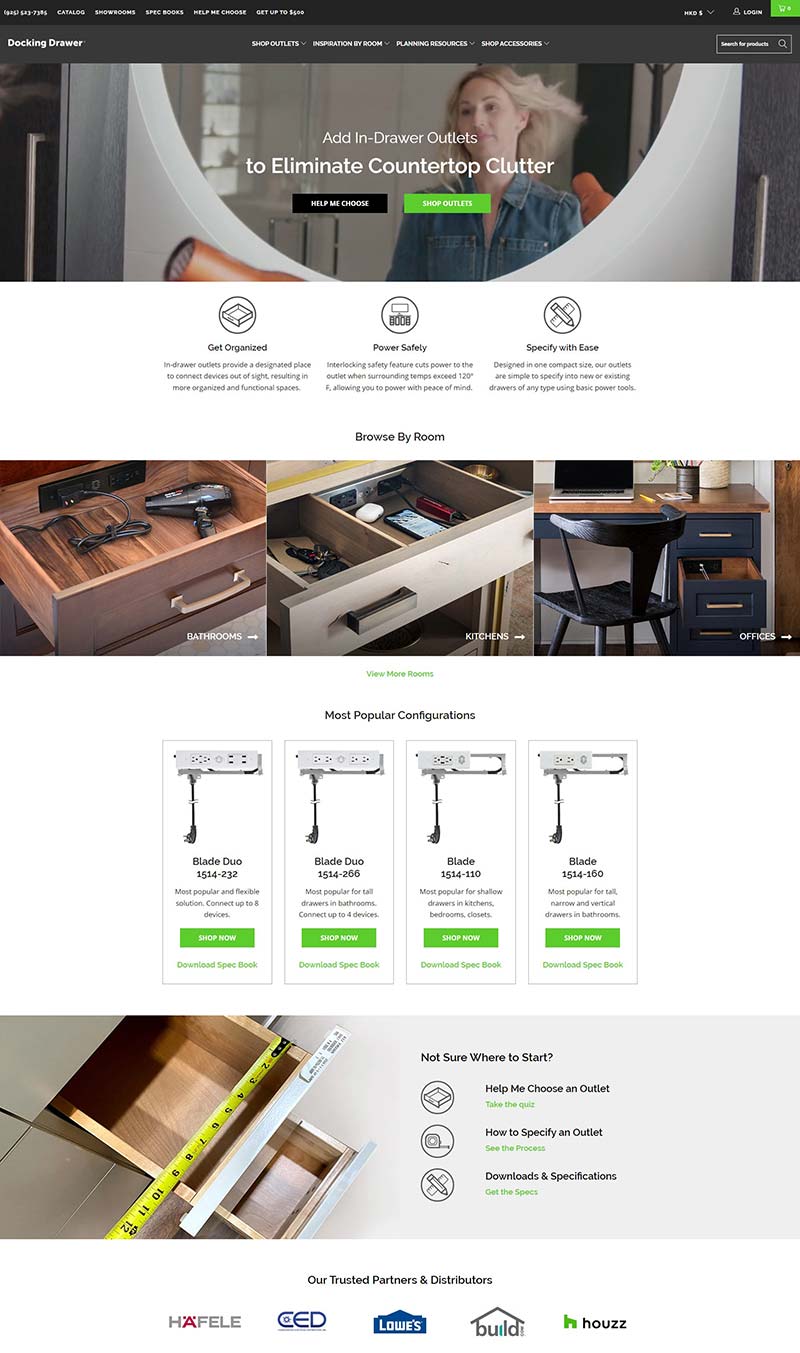 Docking Drawer 澳洲抽屉安全插座购物网站
