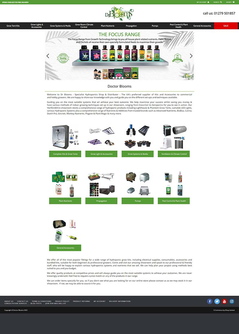 Doctorblooms 英国水培种植工具购物商店