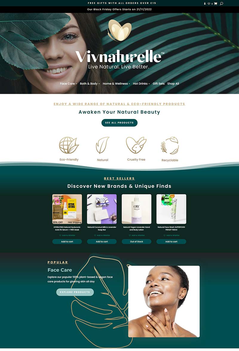 Vivnaturelle 英国天然居家香薰购物网站