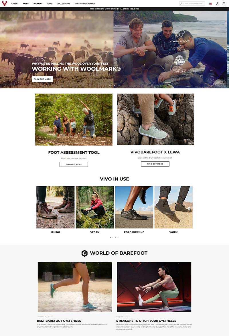 Vivobarefoot USA 英国户外鞋履品牌美国官网