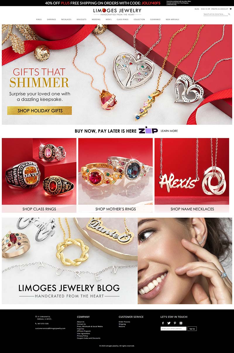 Limoges Jewelry 美国个性珠宝饰品购物网站