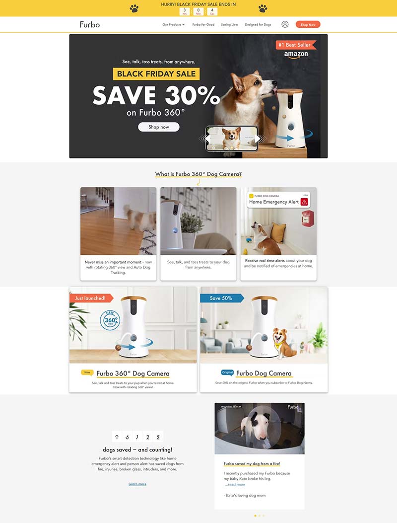Furbo Dog Camera 美国宠物监控设备订购网站