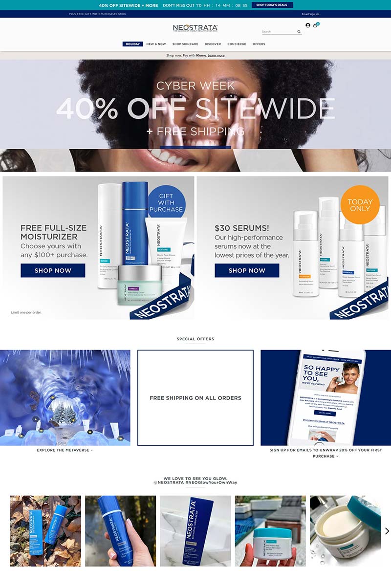 NeoStrata 美国医学护肤品牌购物网站
