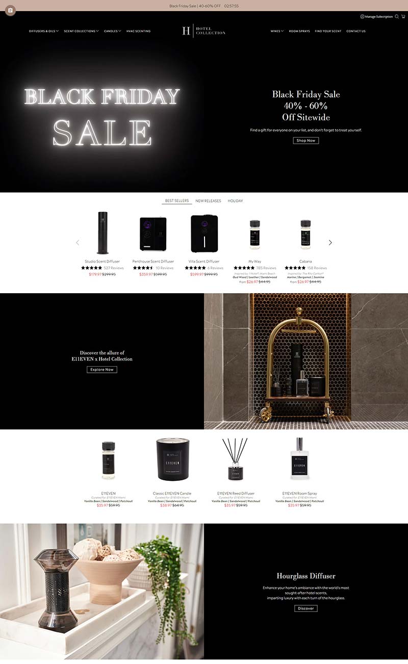 Hotel Collection 美国酒店居家香薰机购物网站