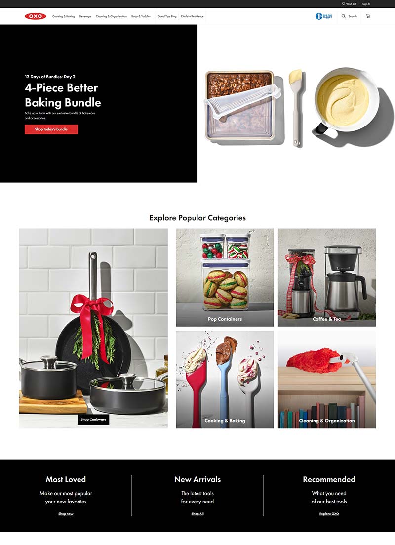 OXO 美国居家生活工具购物网站
