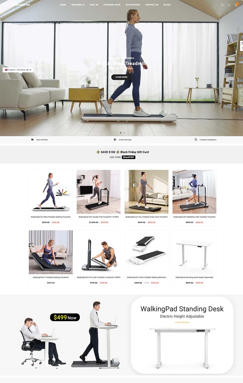 WalkingPad 中国智能健身设备购物网站