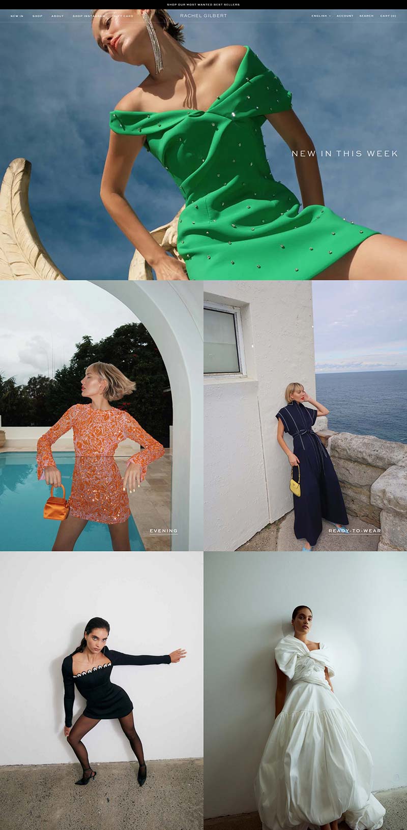 Rachel Gilbert US 澳洲设计师礼服品牌美国官网
