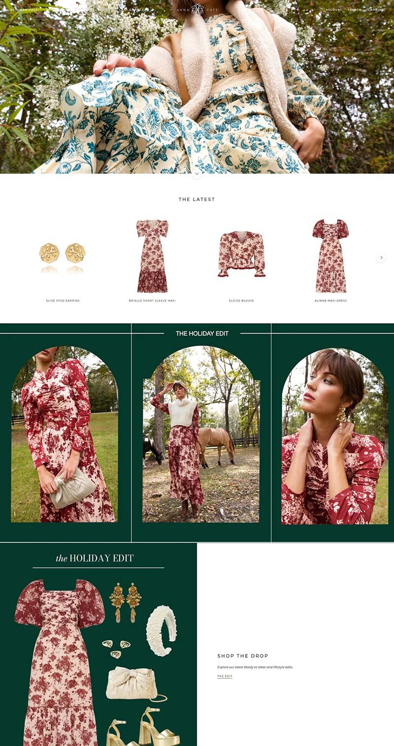 Anna Cate Collection 加拿大高端女装品牌购物网站