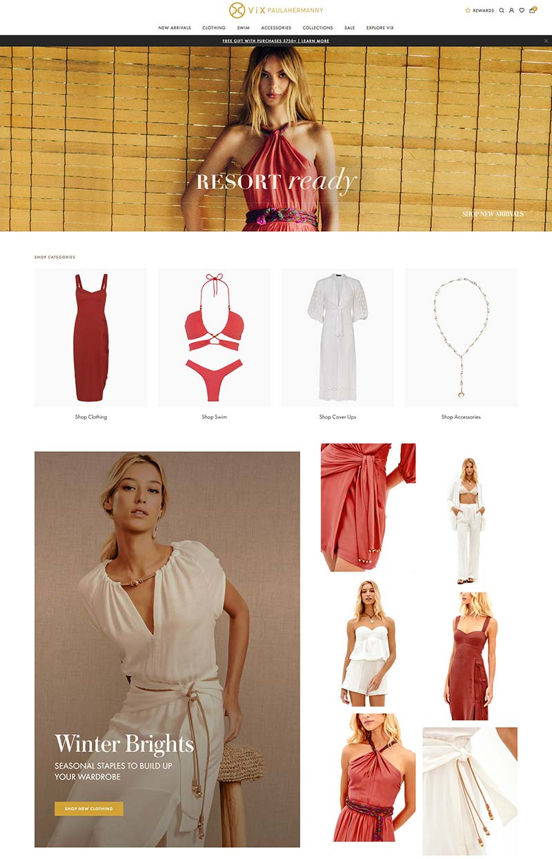 ViX Swimwear 美国奢华泳装品牌购物网站