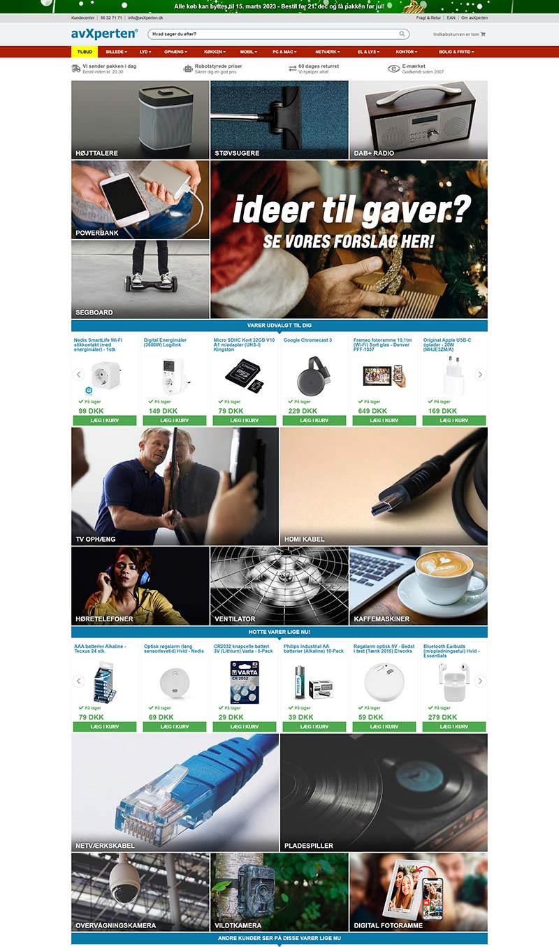 avXperten 丹麦电子产品购物商店