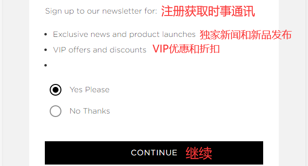 Christophe Robin official website create account