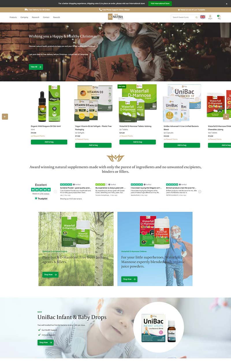SC Nutra 英国健康补充剂品牌购物网站