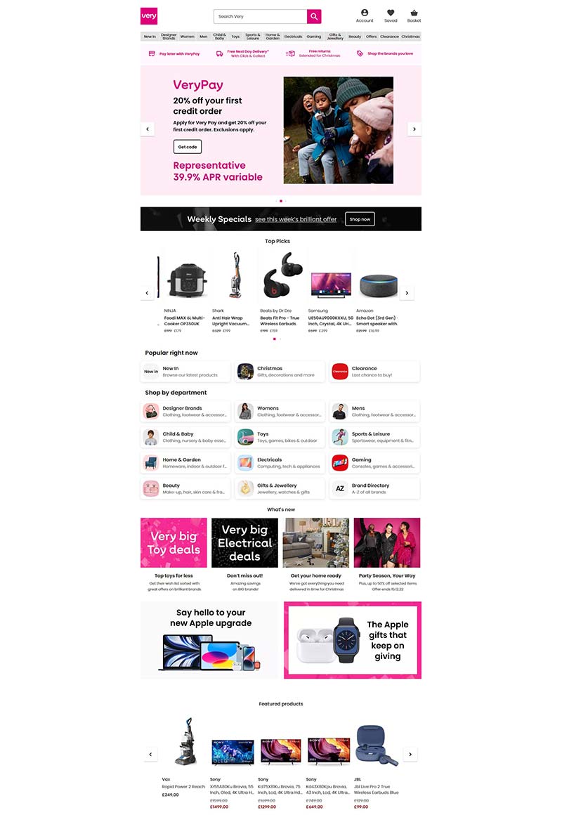 Very UK 英国生活百货品牌购物网站