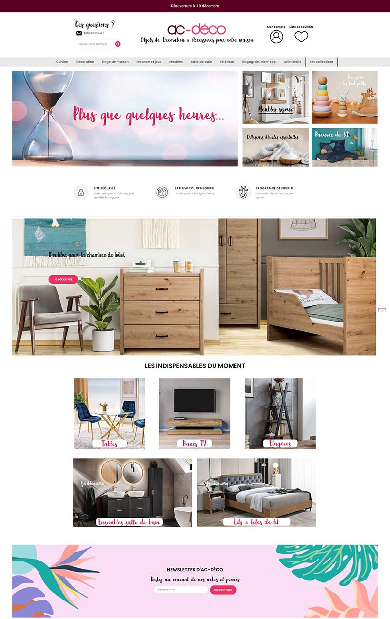 AC-Déco 法国时尚居家用品购物网站