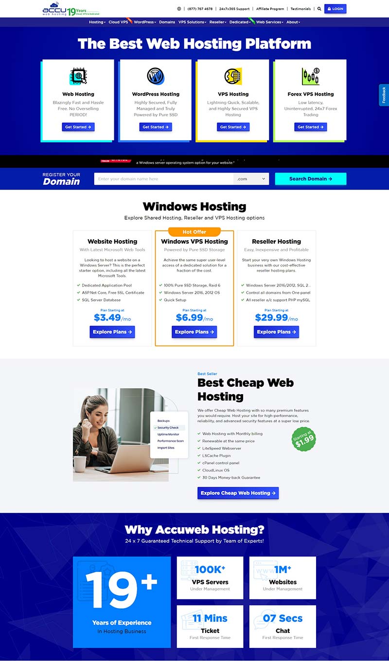AccuWeb 美国老牌云服务器订阅网站