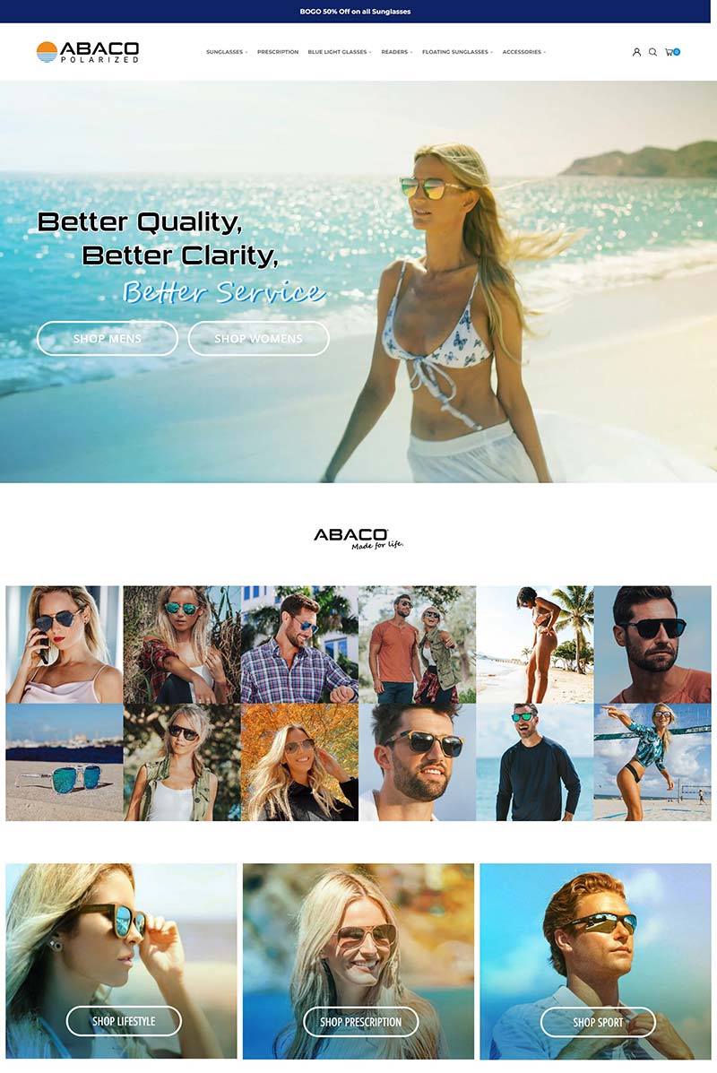 Abaco Polarized 美国时尚太阳镜品牌购物网站