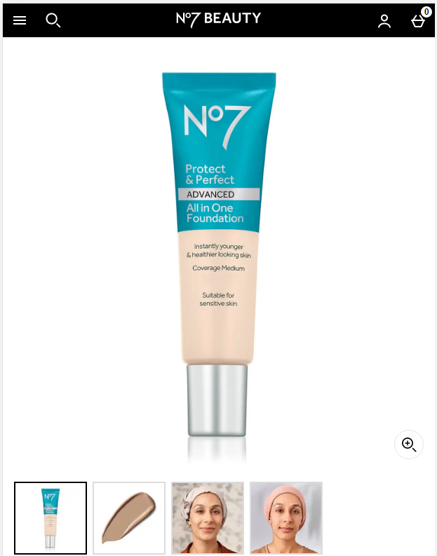 No7 official website select products