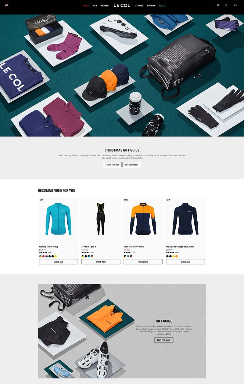 Le Col 英国自行车骑行服品牌购物网站