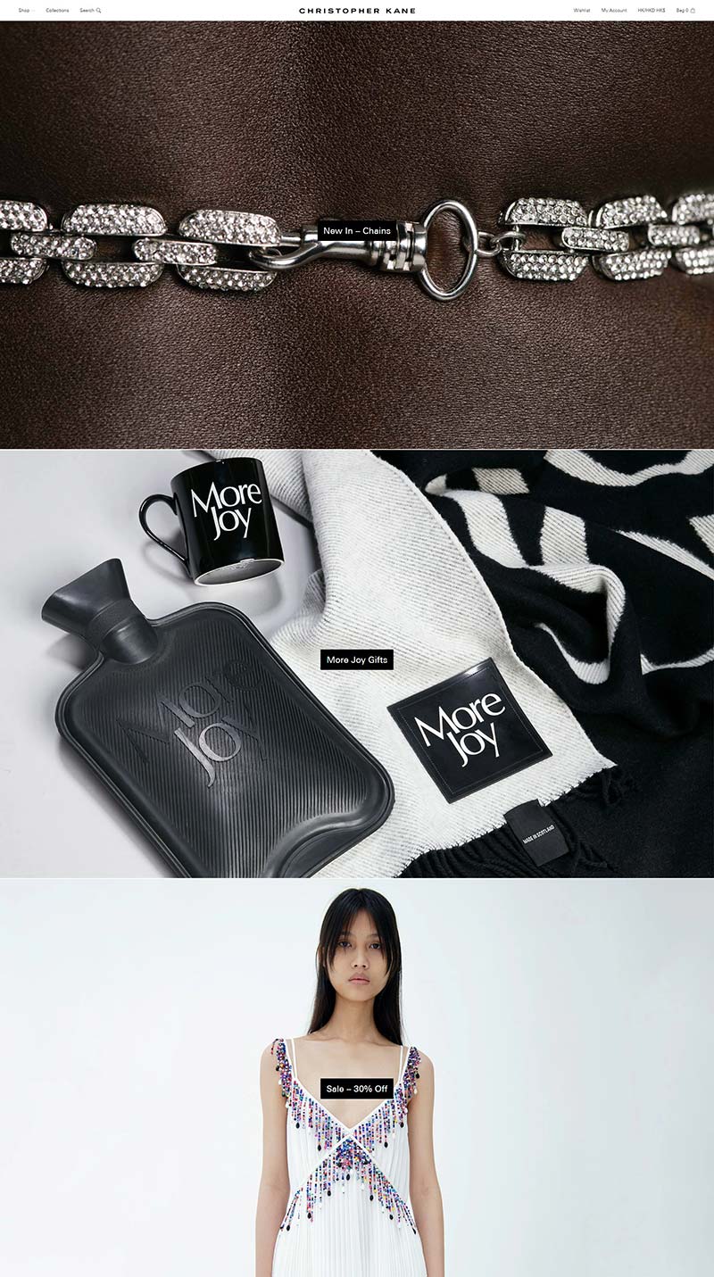 Christopher Kane 英国高端设计师时装购物网站
