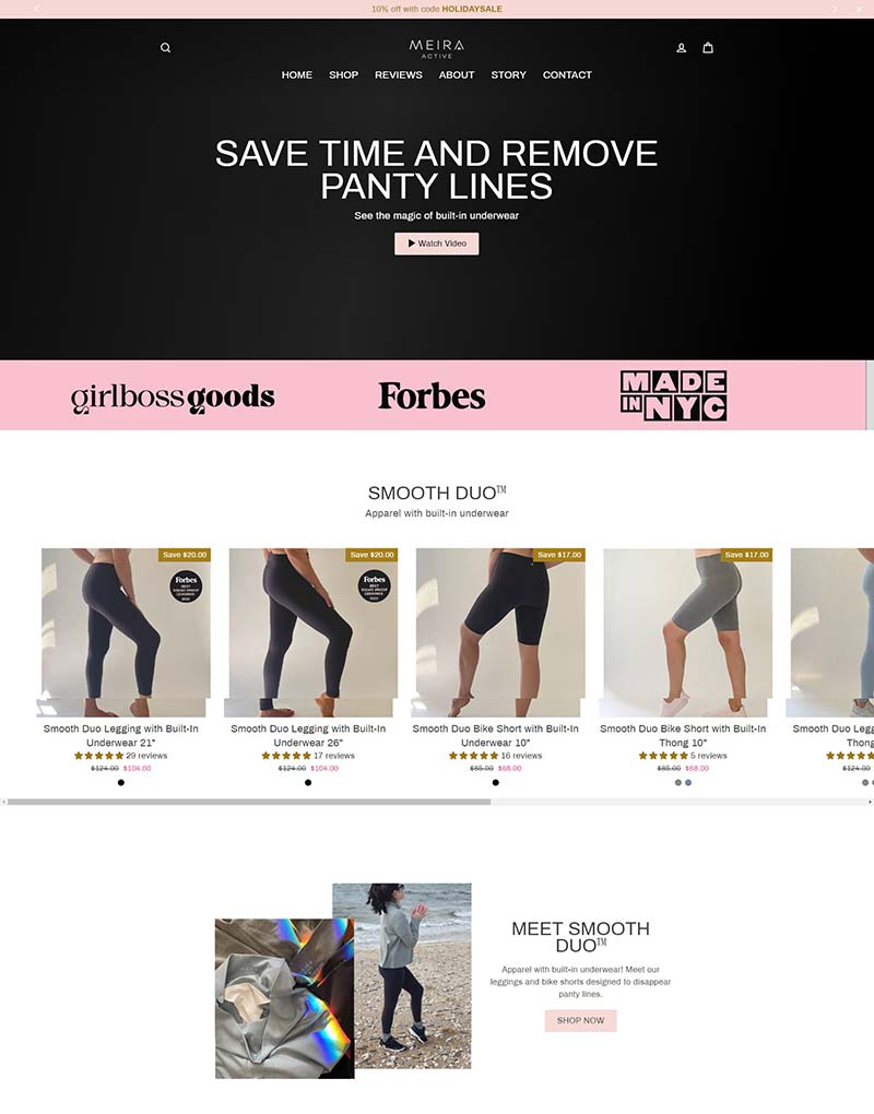 Meira Active 美国内衣打底裤品牌购物网站
