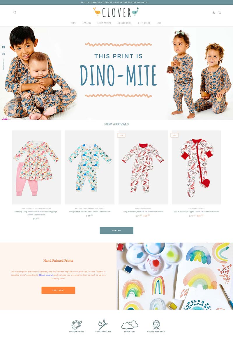 Clover Baby & Kids 美国婴童服饰品牌购物网站