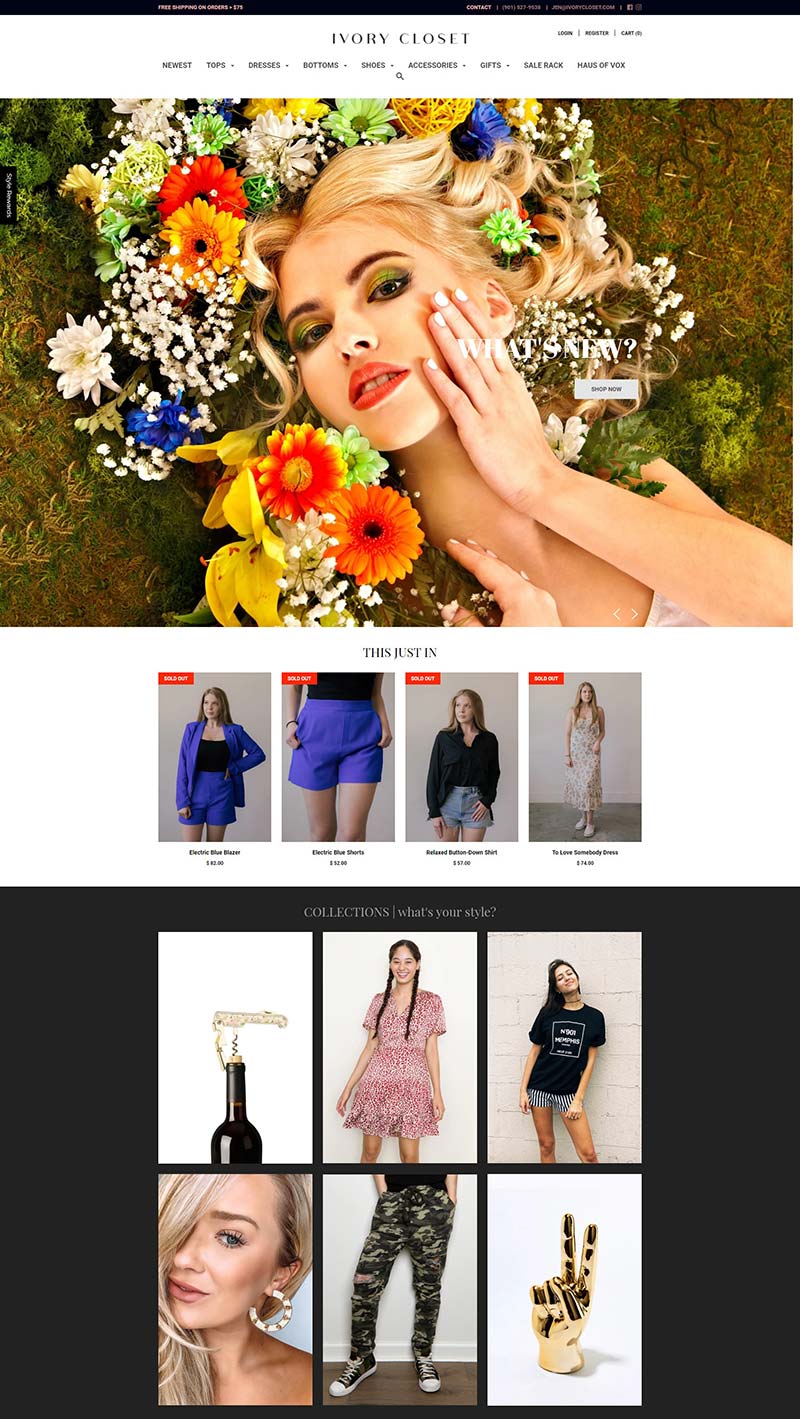 Ivory Closet 美国时尚精品女装购物商店