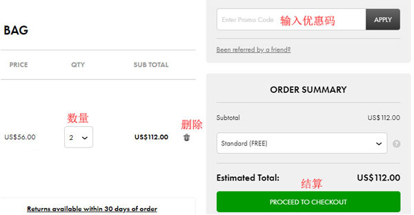Charles & Keith official website view cart