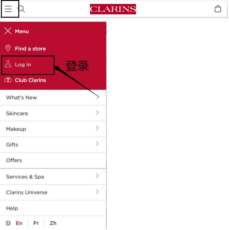 Clarins Canada official website login and registration
