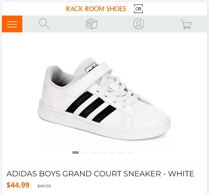 Rack Room Shoes US official website selecting items
