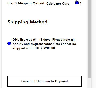 Proenza Schouler official website shipping method