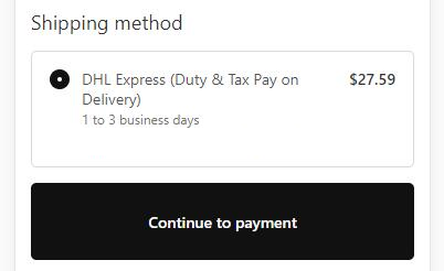 Butter London official website shipping method