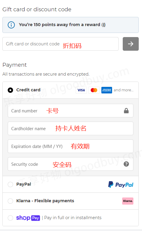 Lauren Moshi US official website payment method