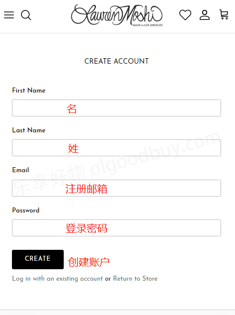 Lauren Moshi US official website registration information