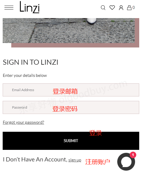 Linzi Shoes UK official website login and registration