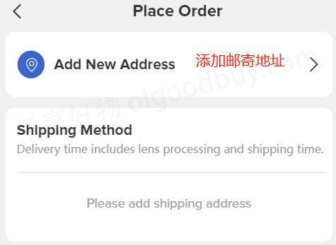 Zeelool official website add address