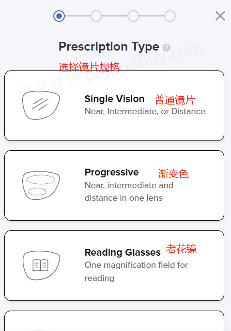 Zeelool official website lens specifications