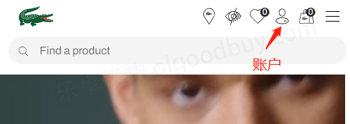 Lacoste US official website account