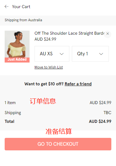 Glassons Australia Official Website Reviewing Order