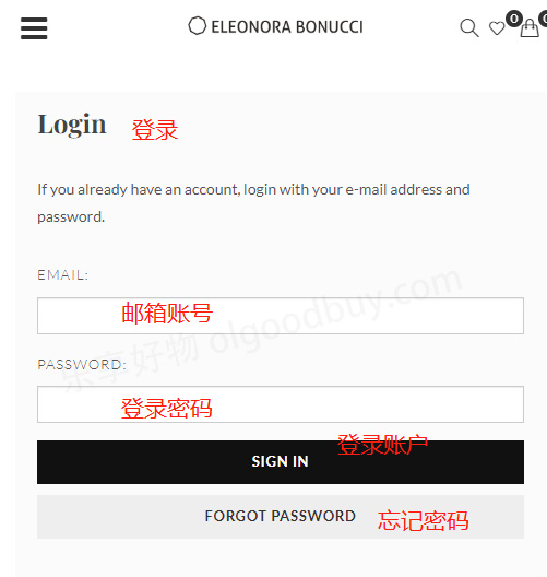 Eleonora Bonucci official website login