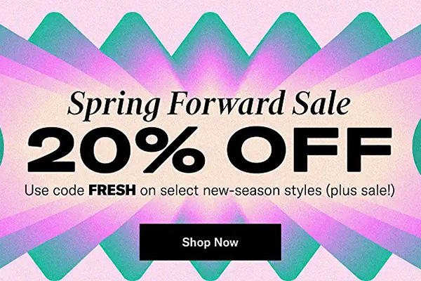 Shopbop 烧包网现有春季大促无门槛8折，直邮国内