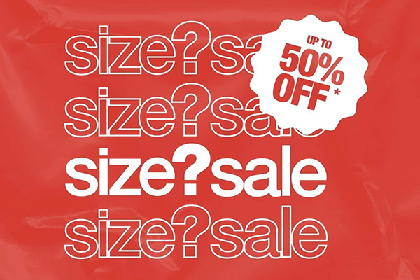 Size？英国官网精选商品低至5折促销，满额免邮