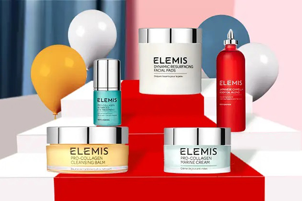 ELEMIS 香港官网三周年全场低至71折促销，满送价值HK$2885好礼